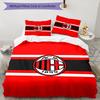 3pcs AC Milan Bedding Set Duvet Cover Closure Includes 1 Duvet Cover & 2 Pillowcases, Soft and Comfortable for All Seasons.