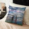 M-Makoto Anime S-Shinkai Cushion Cover Decorative Pillow Sofa Home Decor Case Pillow Cases