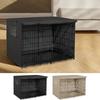 Oxford Cloth Dog Kennel Cover Waterproof Windproof Pet Crate Protective Dog Kennel Cover Universal Fit For Indoor Outdoor Crates