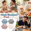 Striped Heat Trivet, Hollow Protective Table Pad for Dining Table and Kitchen Countertops
