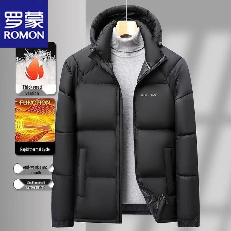 

ROMON Men s Hooded Padded Jacket XL