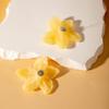 Summer New Beach Vacation Style Yellow Flower Jewelry Set for Women's Jewelry Fresh and Cute Flower Necklace