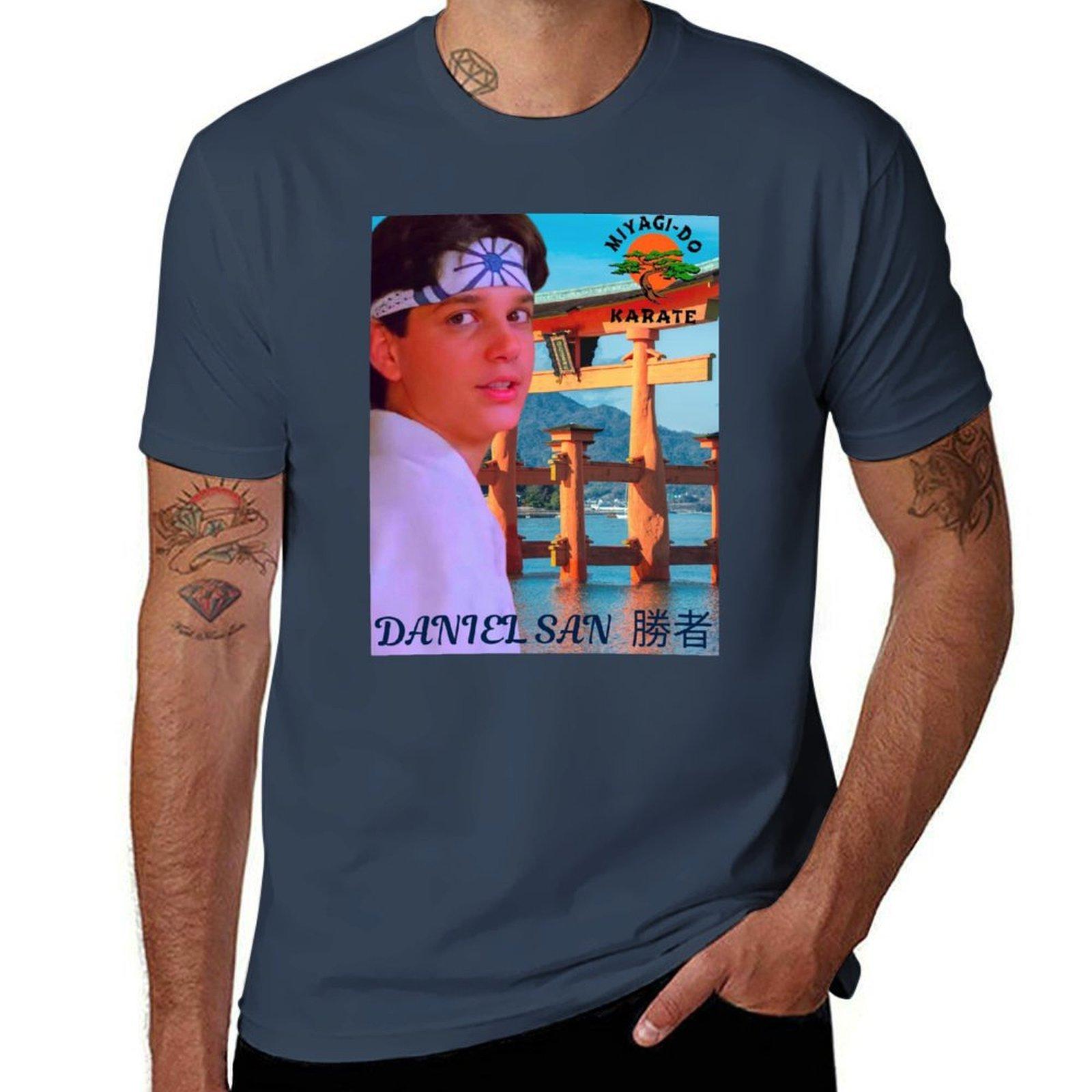 Daniel San (Karate Kid) Tshirt Work Basic Short Sleeve Top S