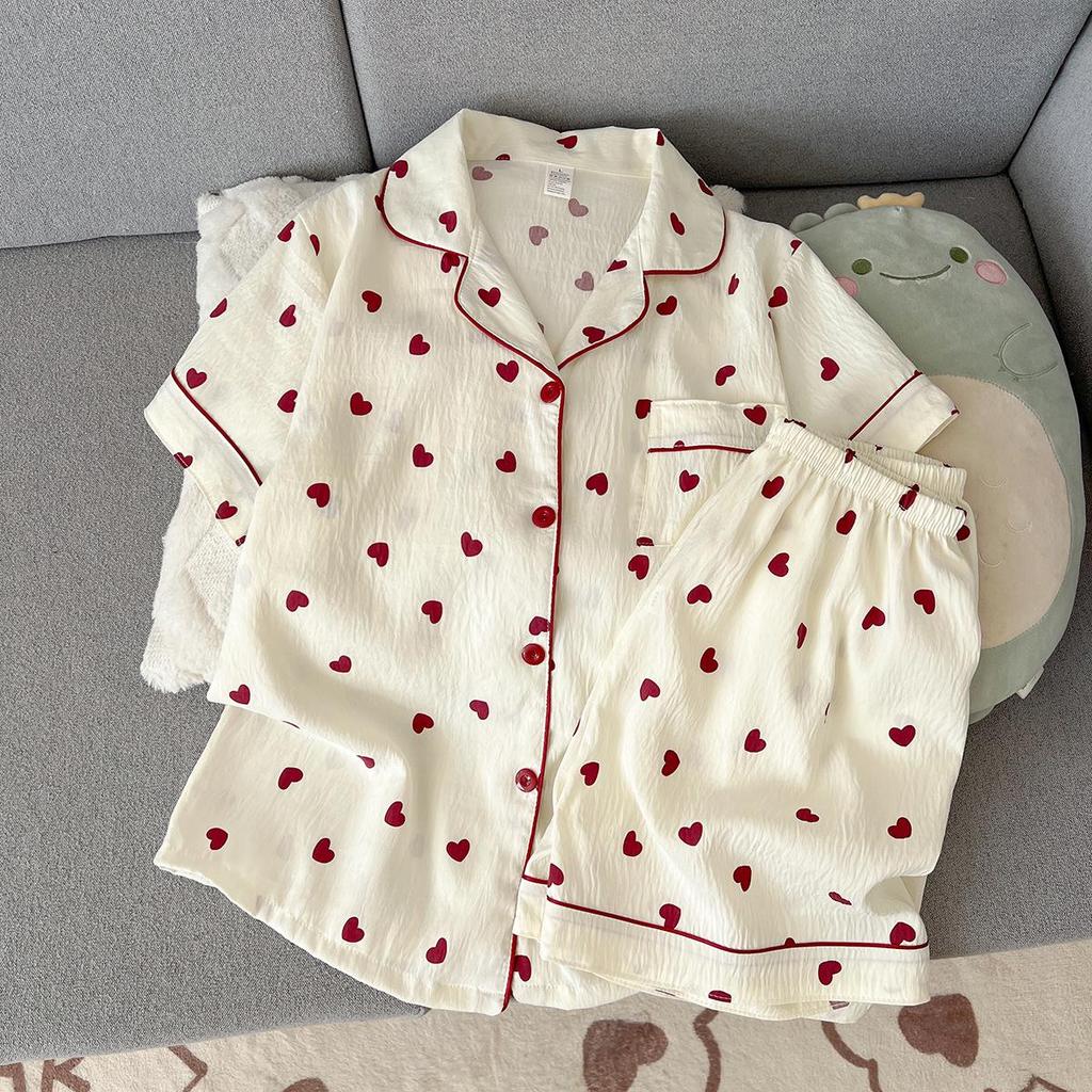 Dolce Pigiama in Cotone Nuvola per Donna - Set Estivo 2026 a Maniche Corte