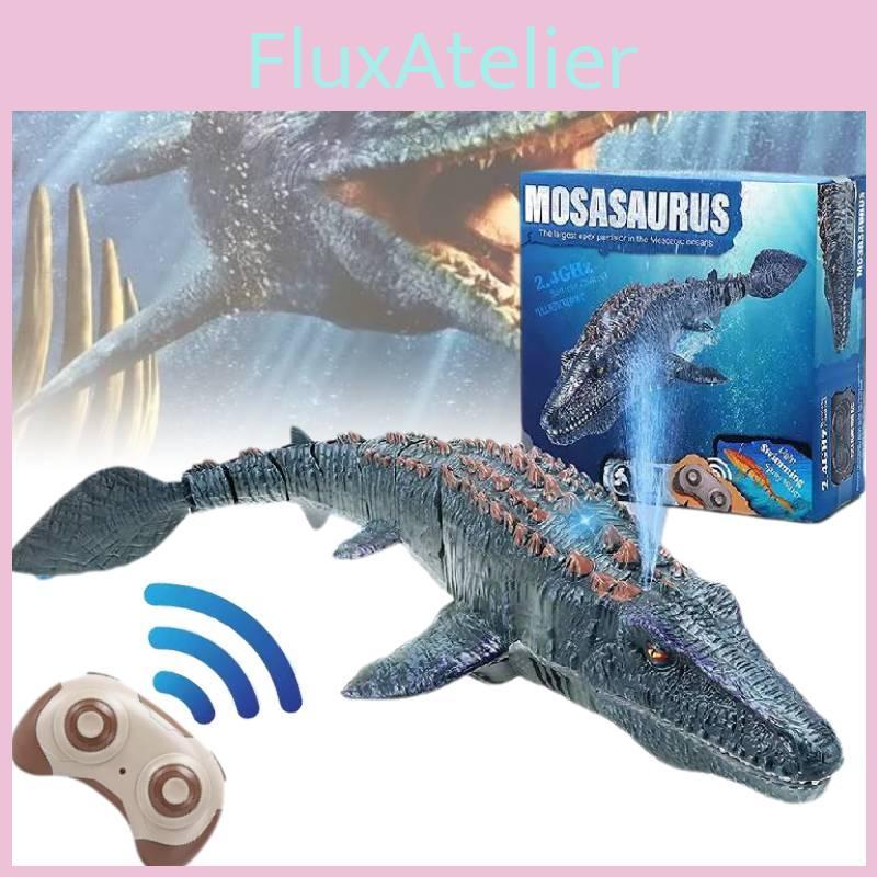 Exciting 24g Remote Control Floating Water Dinosaur Toy With Spray Feature For Kids