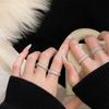 Delicate Plain Ring Series Open Ring For Women, Adjustable Niche Design, Cold Wind, Advanced Sense Index Finger Ring