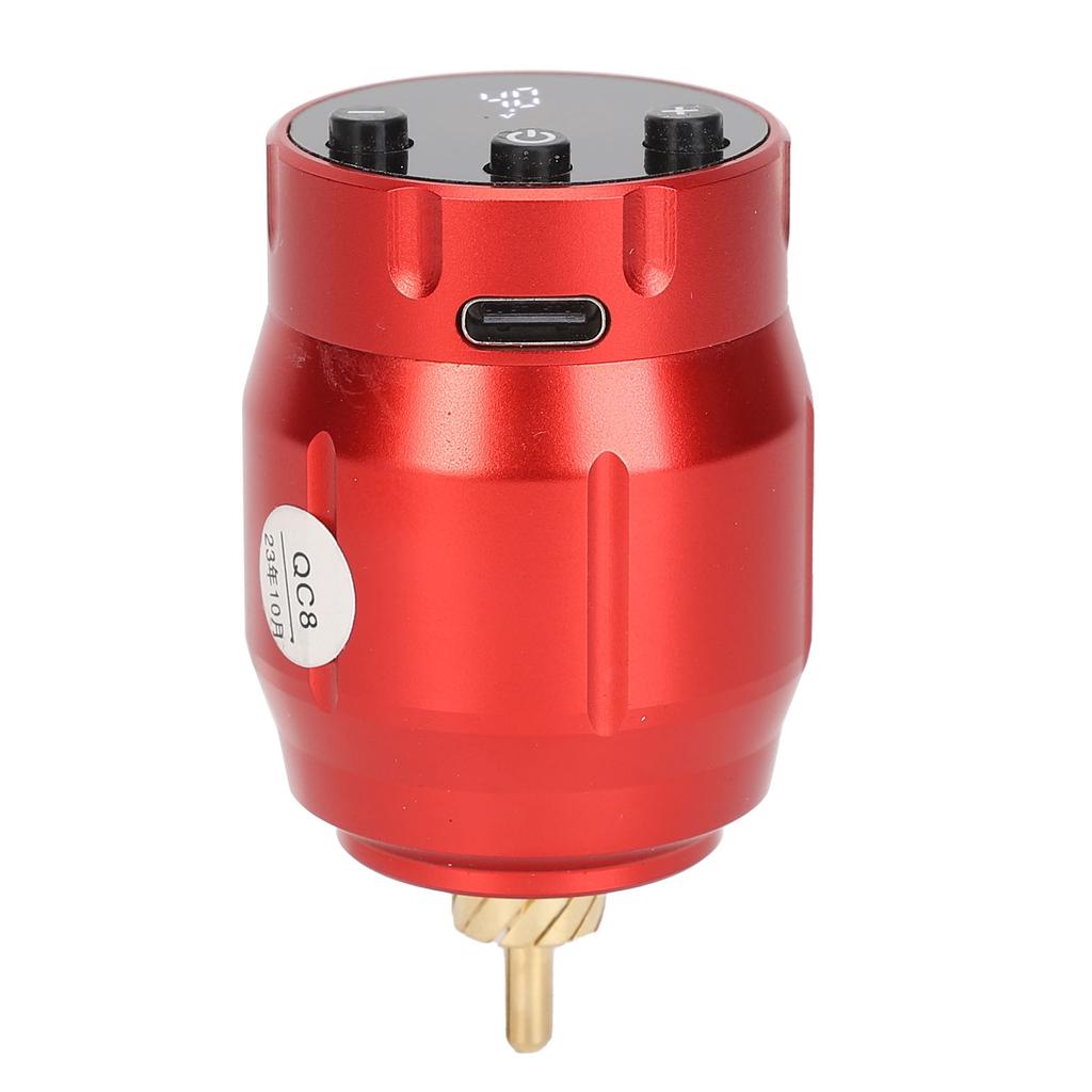 Tattoo Wireless Power Supply 1500mAh Battery RCA Interface Digital Display Tattoo Pen Power Supply