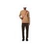 Polo Ralph Lauren Solid Color Stand Collar Zip Long Sleeve Jacket Men jackets Brown 710876719-004