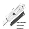 Utility Knife All Steel Thickened Stainless Steel Cutting Paper Wallpaper Knife Industrial Grade Ultra-sharp Durable Metal Blade
