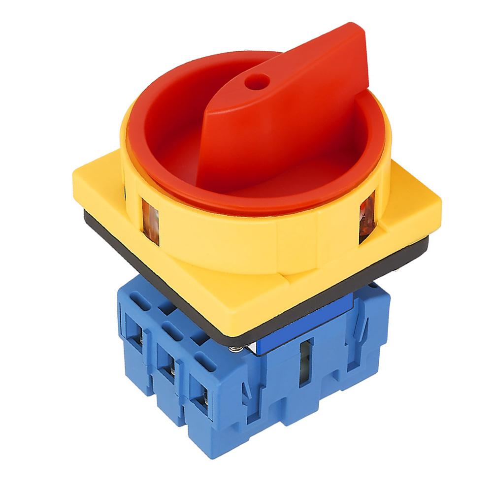 Circuit Breaker Padlockable Switch AC440V 3-Phase Switch Safe Isolation Fast OFF-ON Shutdown Flame-retardant Shell