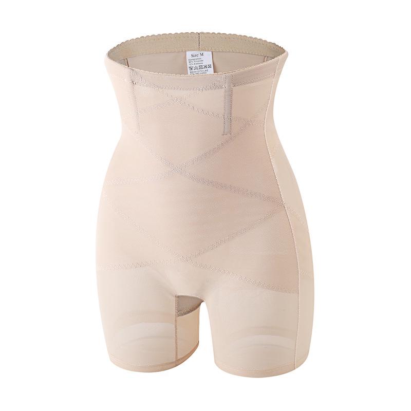 Højtaljet Plus Size Postpartum Mavekontrol Korset med Røvløft og Åndbar Mesh Basislag.