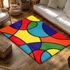 Geometric Area Rug Modern Abstract Carpet Living Room Floor Mat Home Decor Non Slip Indoor Outdoor Doormat Stylish Floor Coverin