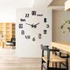 European Diy Creative Clock Simple Wall Clock Wall Punch-Free Living Room Home Bedroom Wall Sticker Silent Clock