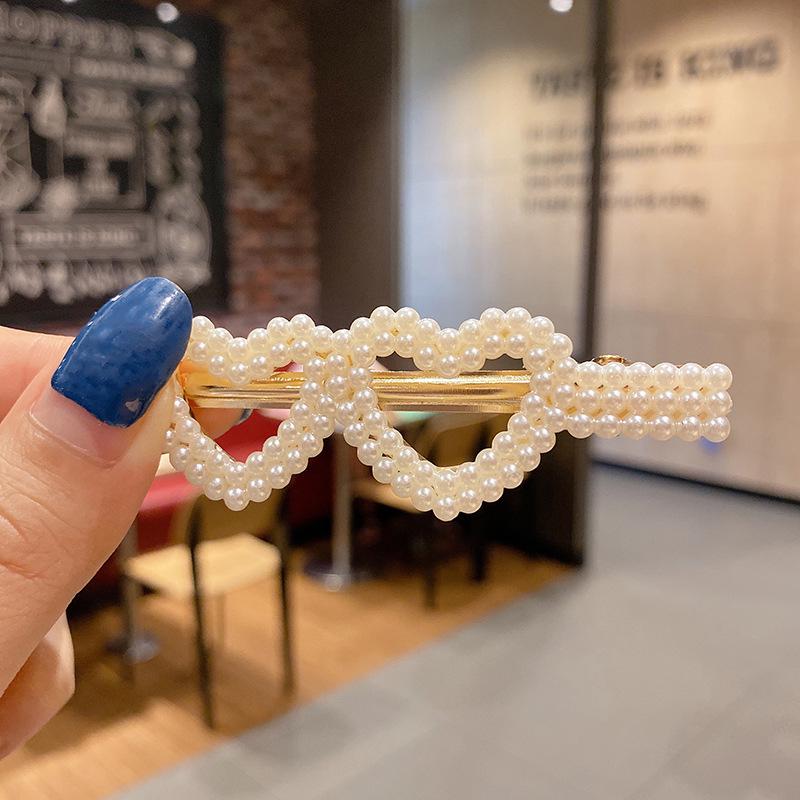 Korean Minimalist Pearl Hair Clip for Girls: Elegant Y2K Style