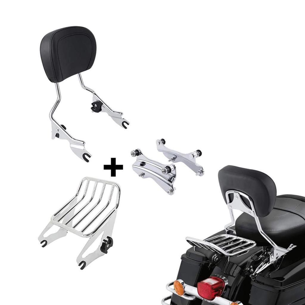 Dossier Passager Amovible pour Harley Street/Road Glide, Ultra Glide et Road King (Modèles post-2014)