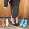 Baotou Sandals Niche Socialite New Black High Heels Single Shoes Temperament Shoes Fairy Spring and Summer