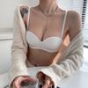 Seamless Push Up Bra for Women Underwire Steel Ring Round Cup Quality Girls Basic Bra Skin-friendly Sexy Bralette Bras