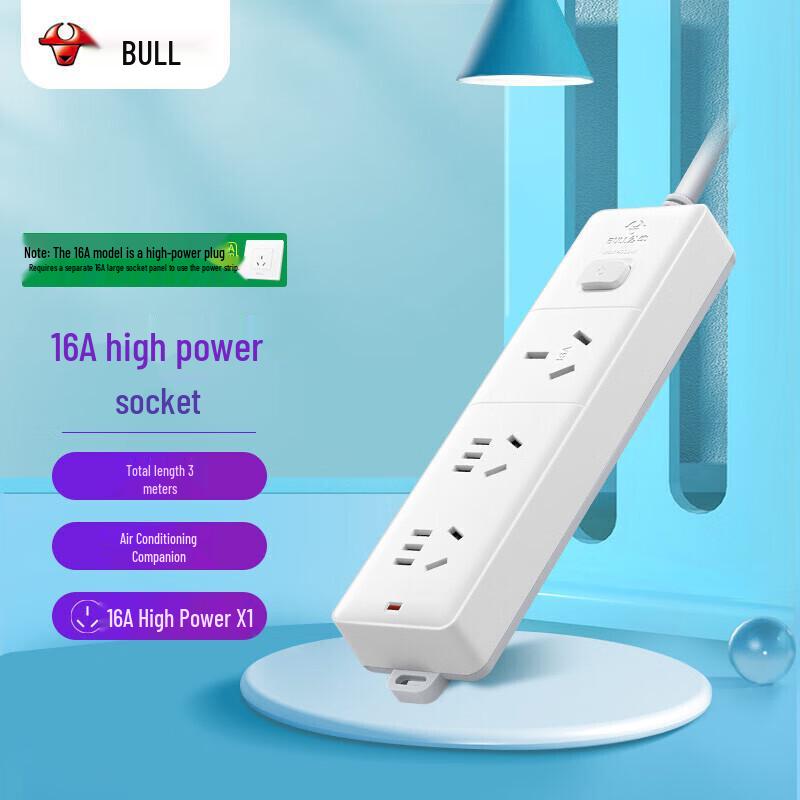 BULL Heavy Duty Self-Wiring Power Strip GN-406D