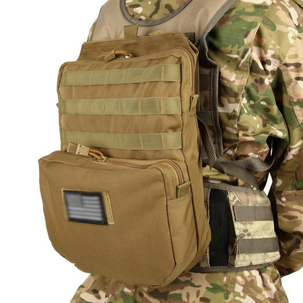 Taktischer Molle Rucksack Trinkrucksack Mini Rückenteil Wasserbeutel Nylon Molle Tasche Leichte Weste