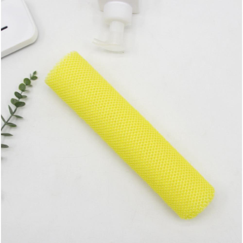 

Нейлоновая мочалка для сауны, полоска для душа, инструмент для скрабирования, африканская мочалка для скрабирования, сетчатая мочалка для отшелушивания жёлтый