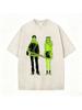 Vintage Washed T-Shirt Unisex Clothing Harajuku Cotton Casual Tee Top