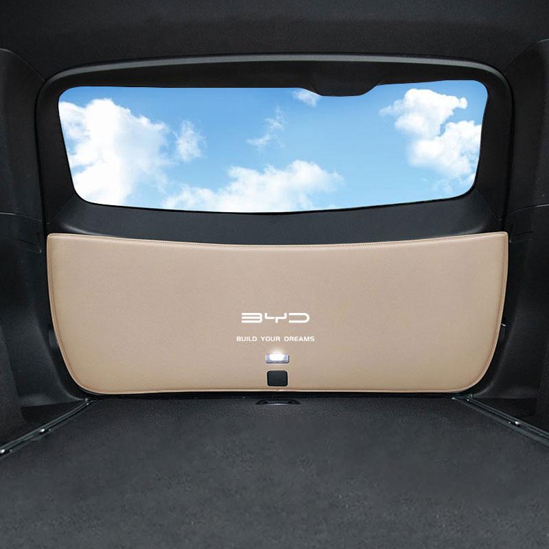 

For BYD ATTO 3 YUAN PLUS 2022 2023 Car Luggage Door Protection PU Leather Mat Trunk Mat Interior Decoration Pad