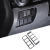 Carbon Fiber Driver Integrated Switch Frame Trim Sticker For Nissan Titan 16-23