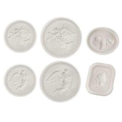 Creative Resin Concrete Craft Tray Mold Soft Silicone Angel Tray Mold For Jewelry And Home Ornament Crafts
