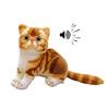 Simulated Kitten Plush Doll Lifelike Stuffed Animal with Air-Purifying Bamboo Charcoal Skin-friendly Cat Plushies Gifts for Girls Boys