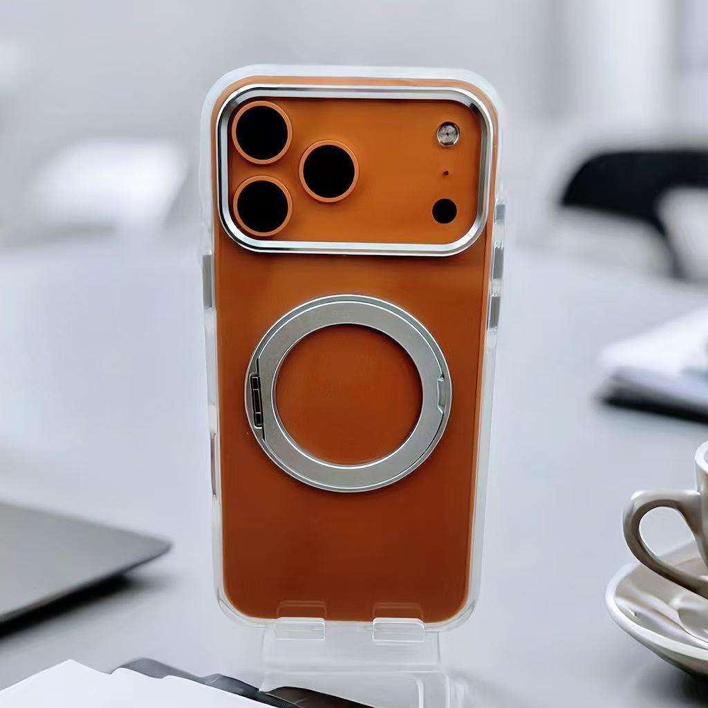 

Магнітний прозорий акриловий чохол для iPhone 17 Pro Max зі підставкою - Ударостійкий iPhone 17 Pro Max