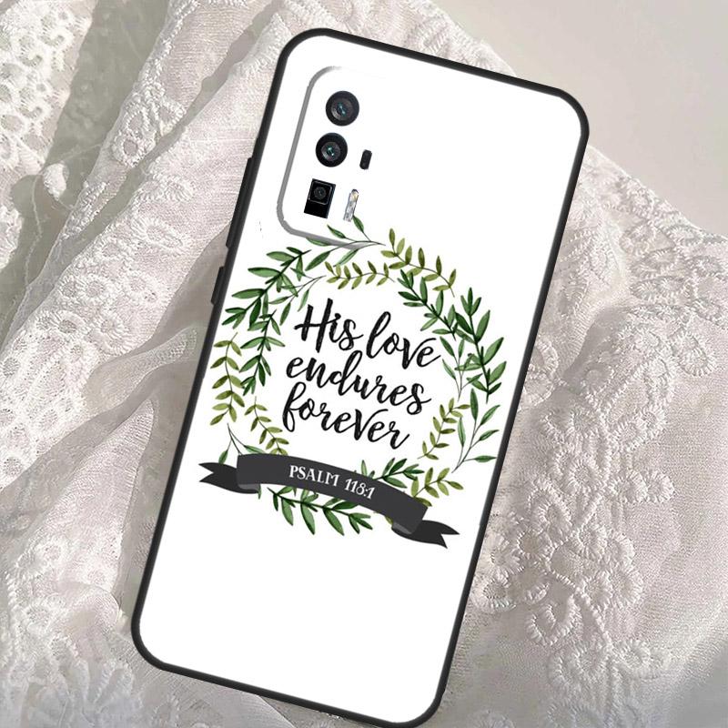 Bible Philippians Jesus Christ Verse Case For Xiaomi 14T 11T 12T 13T Pro 13 14 Ultra POCO X6 Pro M6 X3 X5 M5s F3 F5 F6 Cover