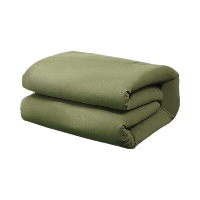 Military Green Brushed Hot-Melt Cotton Winter Quilt