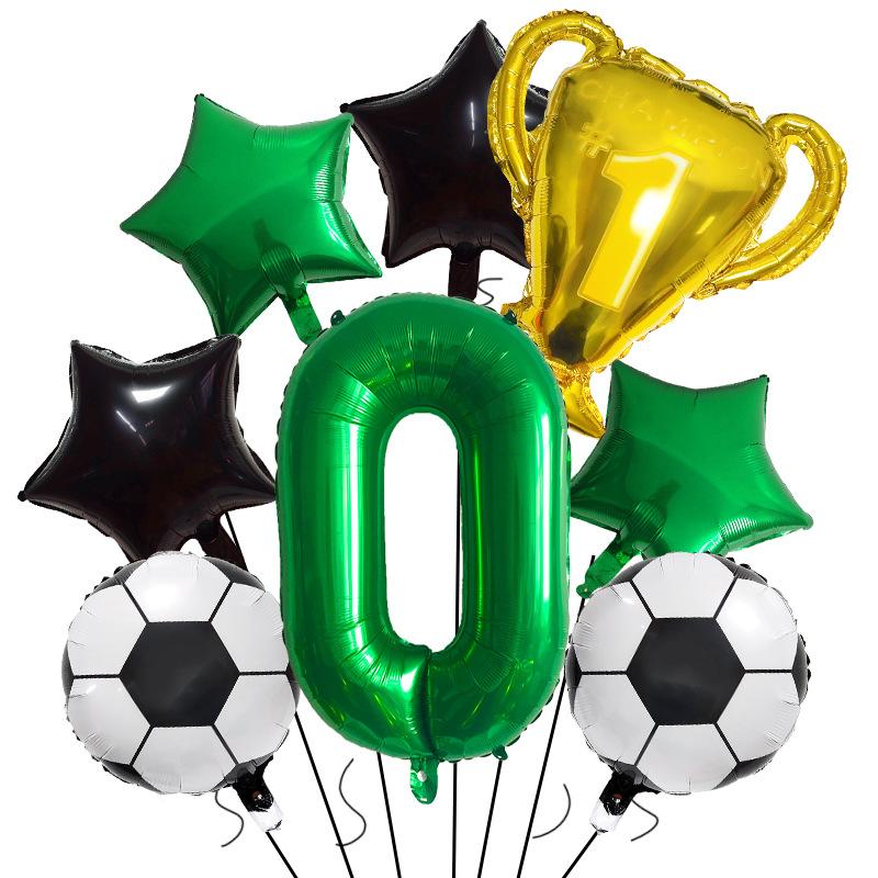 Football Champion Trophy Balloon Set World Cup Themed Party Decoration Children'S Birthday Party Photo