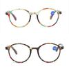 Fashion Anti-Blue Light Reading Glasses Ultra-Light Eye Protection Women Men Flowers Elegant Comfortable Presbyopic Eyeglasses