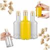 Tadek Glass Bottle 250ml For Liqueurs Alcohol Juice With Cork
