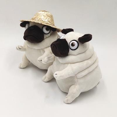 1ks Roztomilý tlustý mops Plyšové hračky Kawaii Sedící mops Psi Hračka Vycpané panenky pro děti Děti Dárek k narozeninám panenky