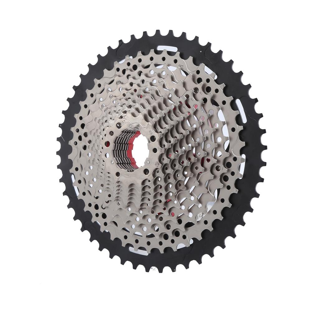 GUB Mountain Bike 13 Speed Freewheel 11‑50T Black and Silver Bicycle Cassette Flywheel