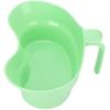 KUIDAMOS Vomit Basin Cup, Inward Curved Kidney Shaped Bowl Large Diameter Unbreakable for Bed 21 X 16 X 8 Cm