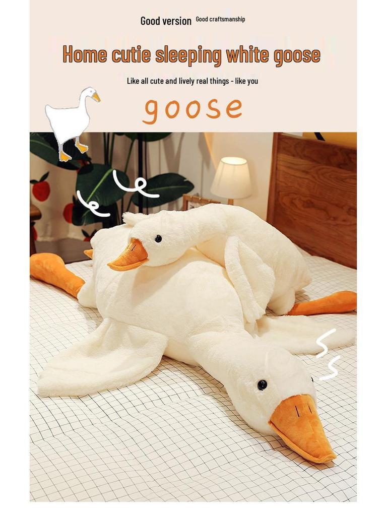 Internet Celebrity Large White Goose Plush Toy Doll Gift