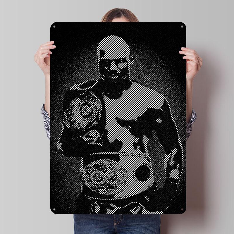 Bernard Hopkins Boxer Metal Posters Custom Vintage Metal Signs Wall Art Tin Plaque for Man Cave Modern Home Decoration Luxury