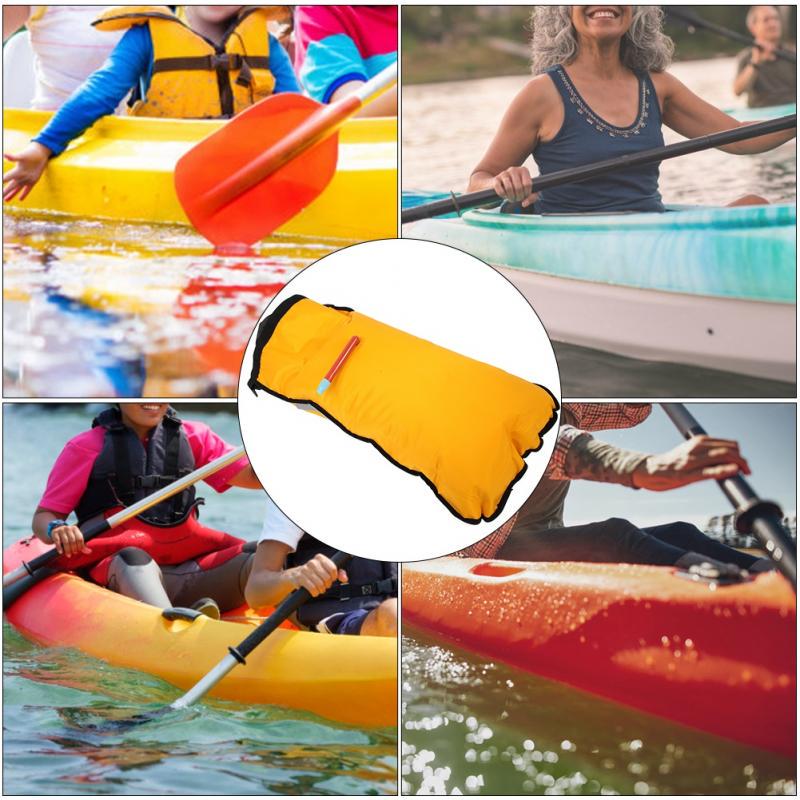 Quality Kayak Canoe Inflatable Paddle Bag Double Airbag Self-Rescue Float Bag Quality Kayak Canoe Inflatable Paddle Bag Double Airbag Self-Rescue Float Bag