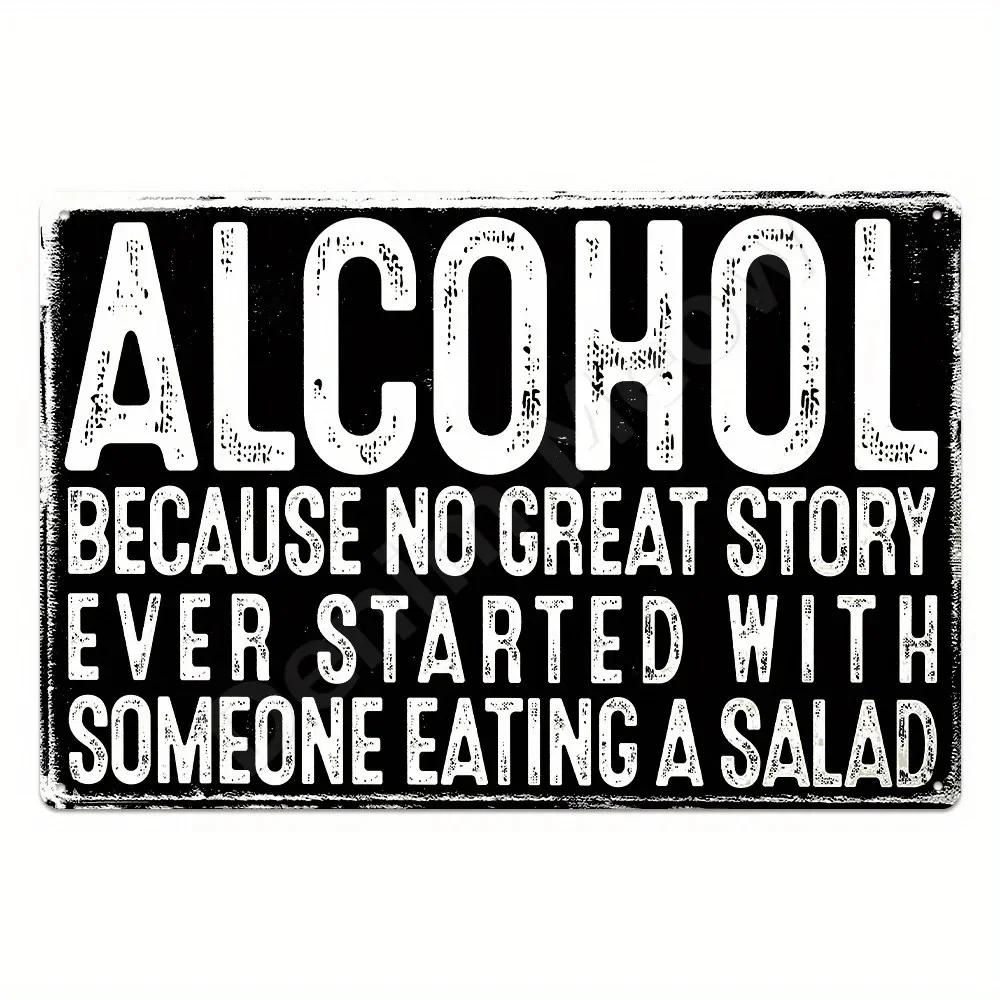 DRINK BEER Metal Tin Sign Vintage Alcohol Metal Sign SAVE WATER Backyard Bar Retro Plaques Man Cave Pub Decor Bar Iron Painting