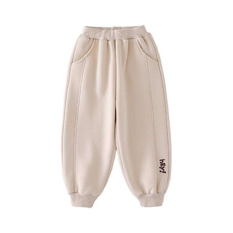 Baumwollhose Kinder Plus Samt Winterhose, Herbst/Winter Sporthose für Jungen und Mädchen