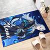 Custom Genshin Impact Mat Personalized Name, Polyester Washable Indoor Entryway Rug, Gift for Christmas, Easter, Thanksgiving Day