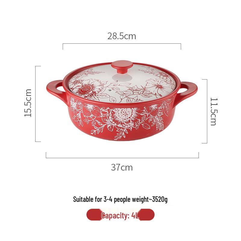 

Wutuo Ceramic Clay Pot 4L