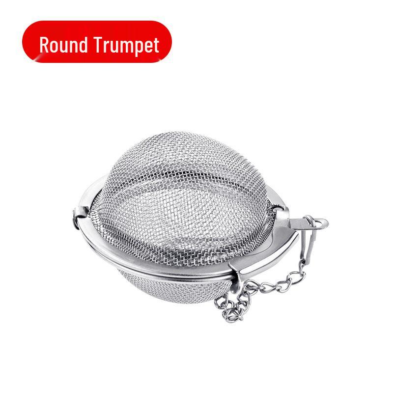 

304 Stainless Steel Bucket-Shaped Spice & Tea Ball Infuser for Stews and Soups Round (4.5 cm) серебряный