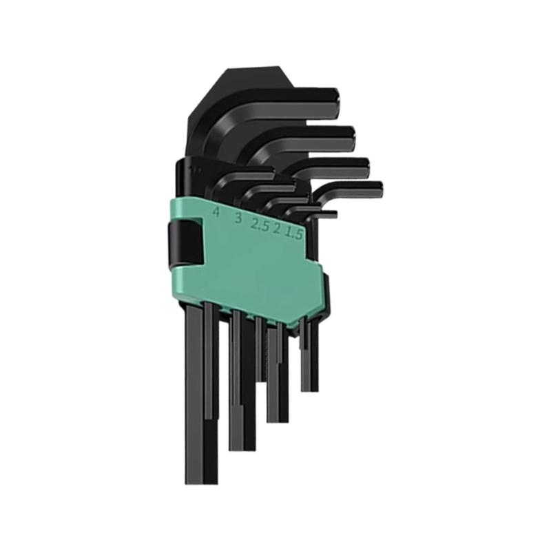 Premium 9 Size L Type Key Kit Corrosion Resistant Steel Hex Key Tool For Professional DIY Projects