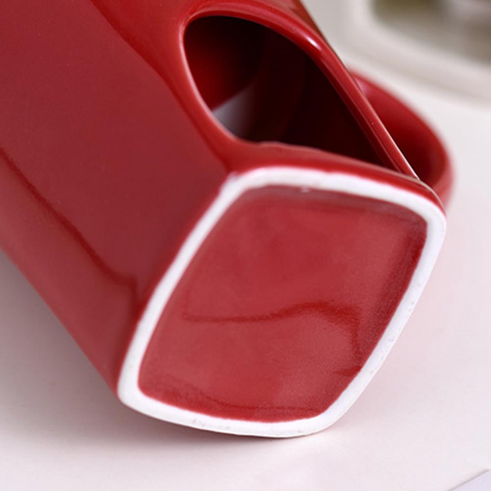 Personal Mini Fondue Mug Set Chocolate Cheese Ice Cream Melter Kit Candle Warmer Ceramic Cup with Fork/Spoon for Date Gift