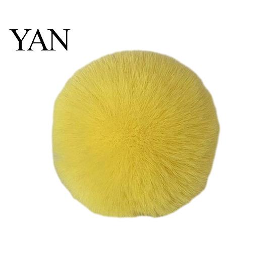 Backpack Charms Faux Fur Pom Fluffy Ball with Elastic Loop Cute for Hats Plush Bag Charm Craft Projects Hat Accessories