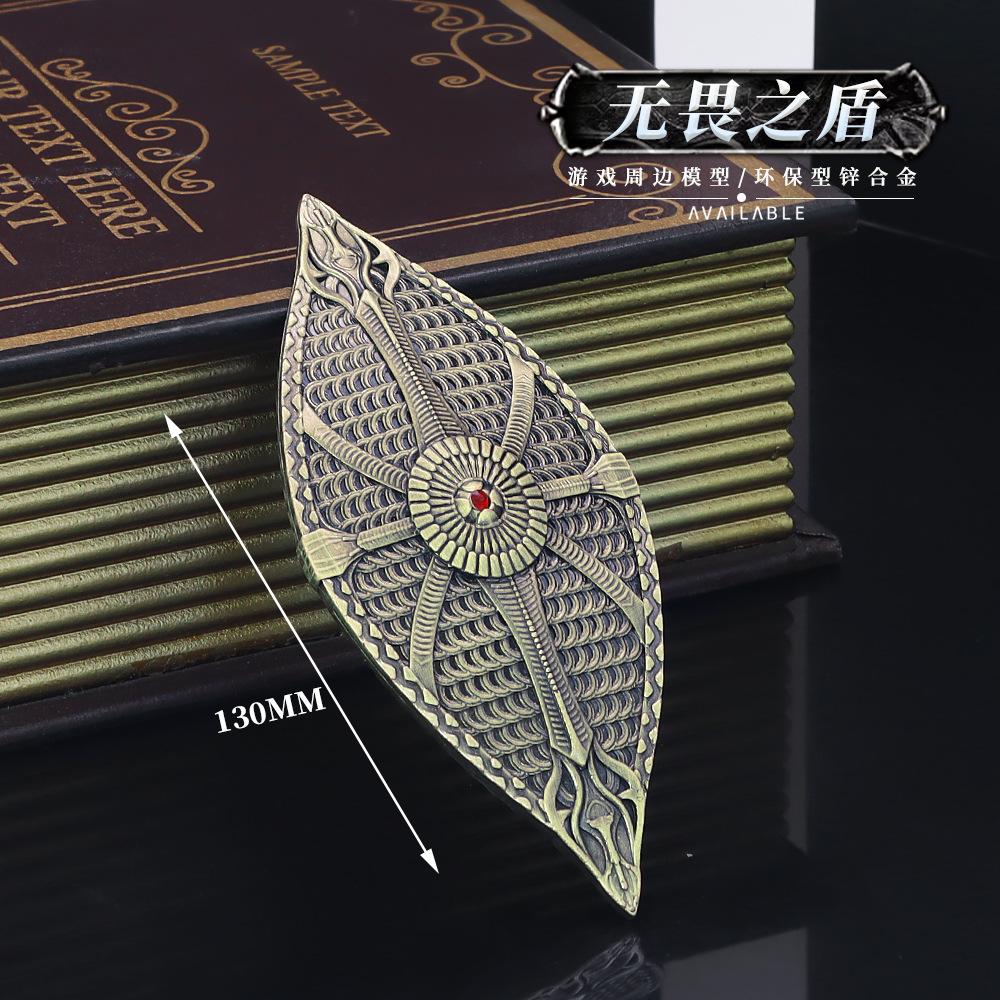 God of War Alloy Game Peripherals Models Pendant Anime Kratos Weapon Metal Replica Miniature Decoration Blade of Chaos